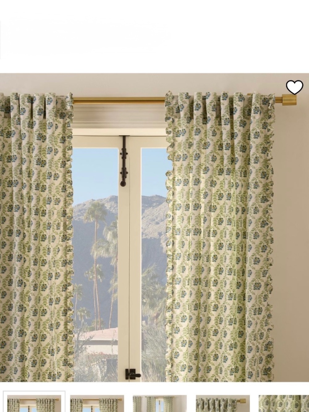 West Elm Jawahar Curtains (3 sets of 2)